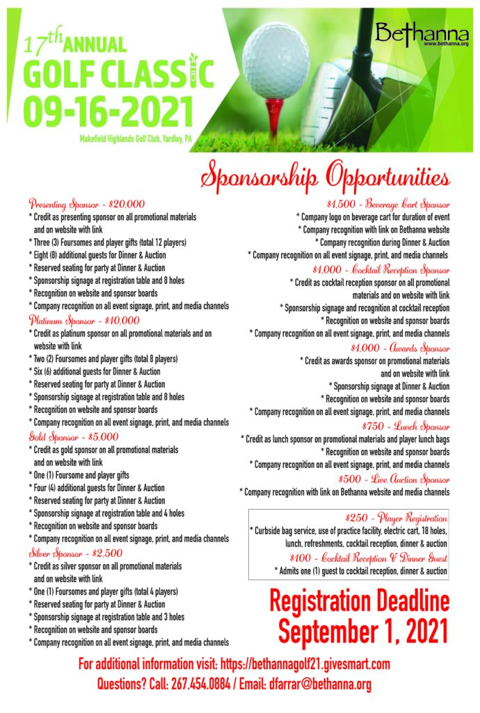 2021_BethannaGolfClassic_SponsorshipOpportunities